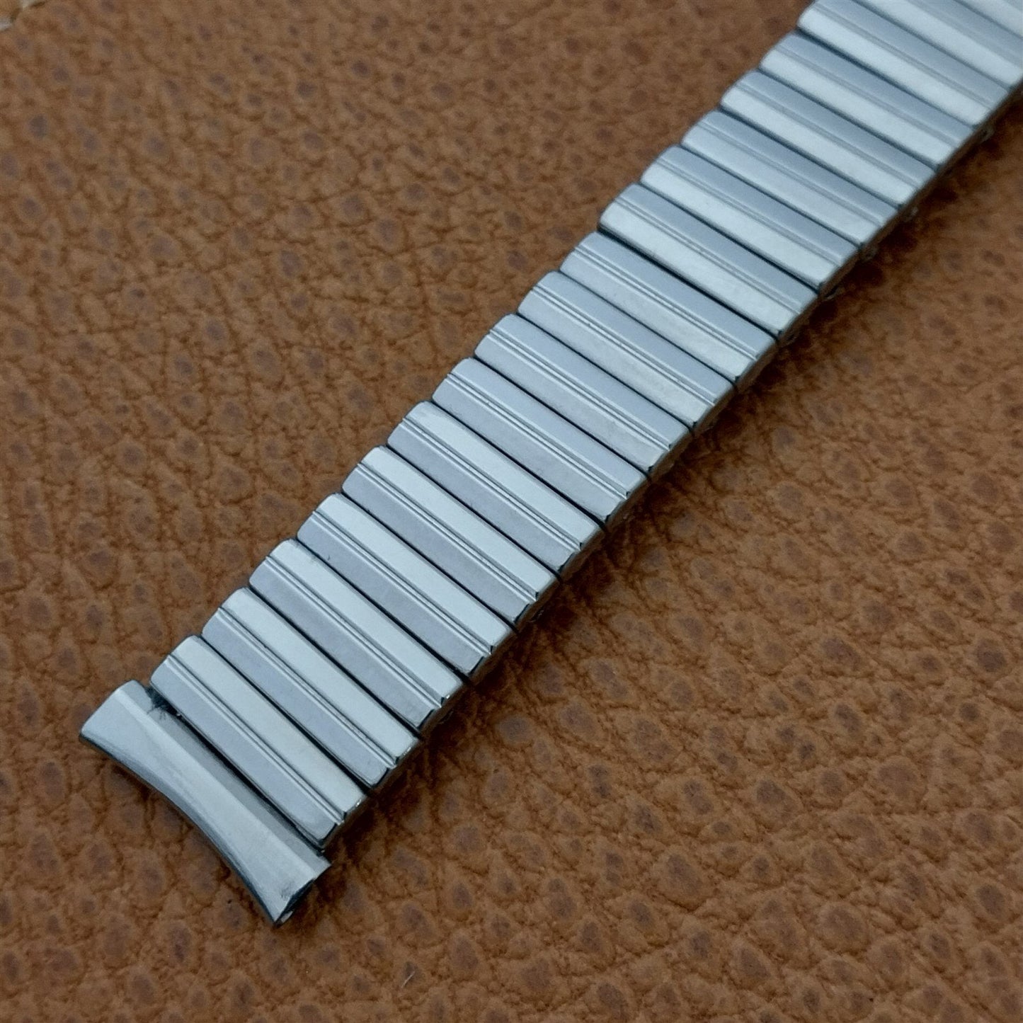 Facile 17mm Stainless Steel Expansion 1960s-1970s nos Unused Vintage Watch Band