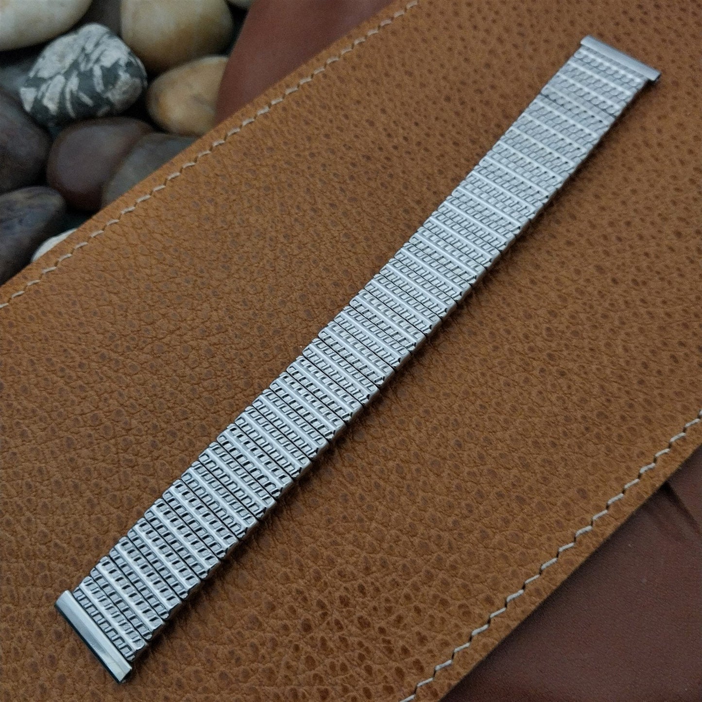 Facile 11/16 Stainless Steel Expansion 1960s-1970s Unused nos Vintage Watch Band