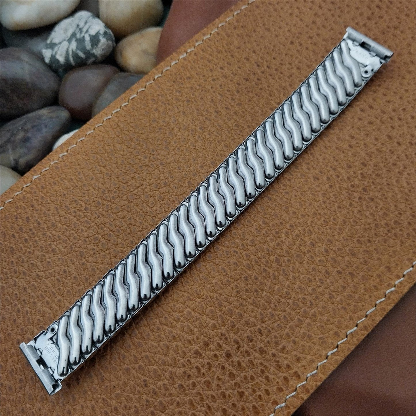 Facile 11/16 Stainless Steel Expansion Unused 1960s-1970s nos Vintage Watch Band