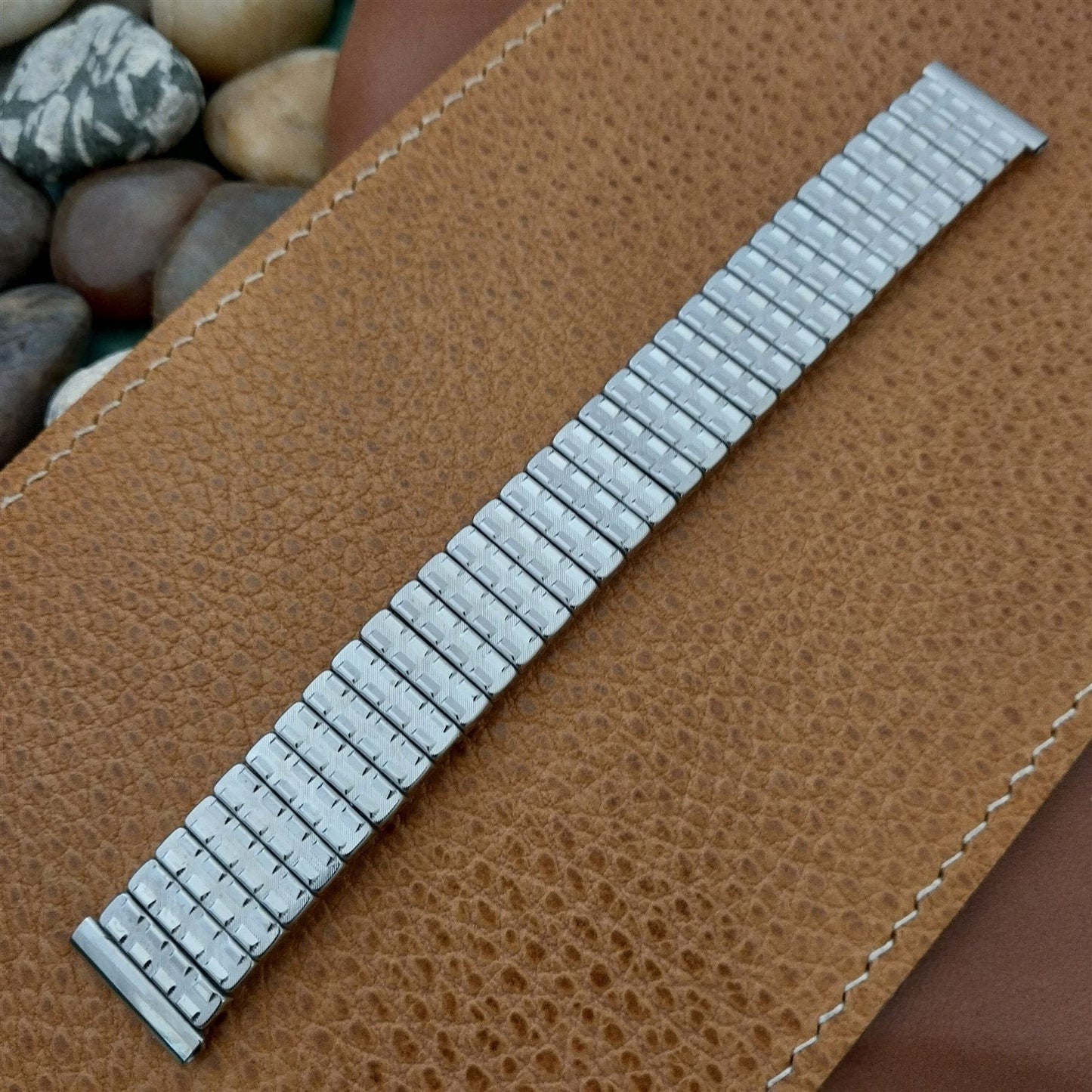 Facile 11/16 Stainless Steel Expansion Unused 1960s-1970s nos Vintage Watch Band