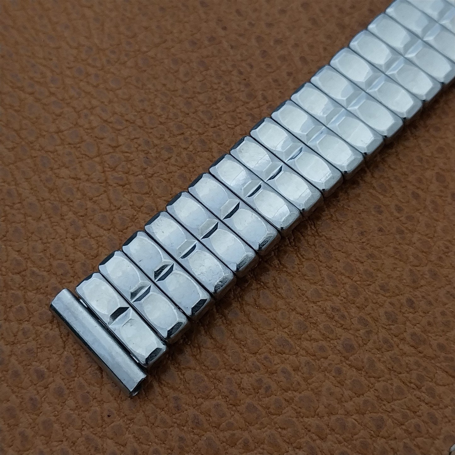 Facile 11/16 Stainless Steel Expansion Short 1960s Unused nos Vintage Watch Band