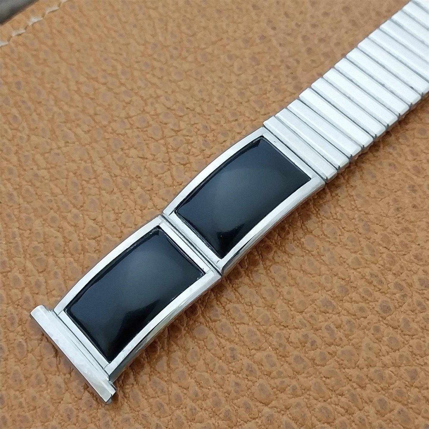 19mm 18mm 1957 Speidel Maraca 10k White Gold-Fill Unused MCM Vintage Watch Band