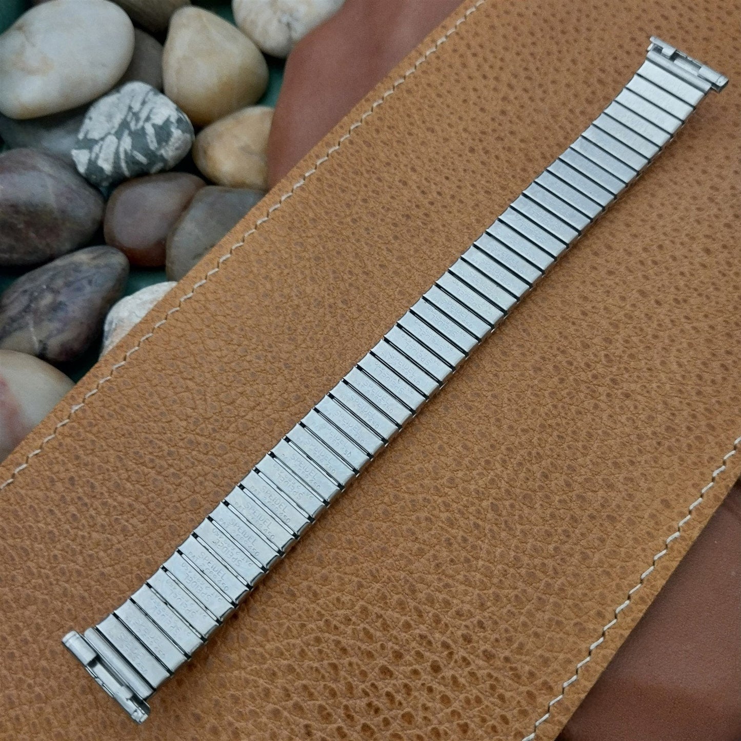 19mm 18mm Stainless Steel Speidel Aquarius Twistoflex NOS Vintage Watch Band