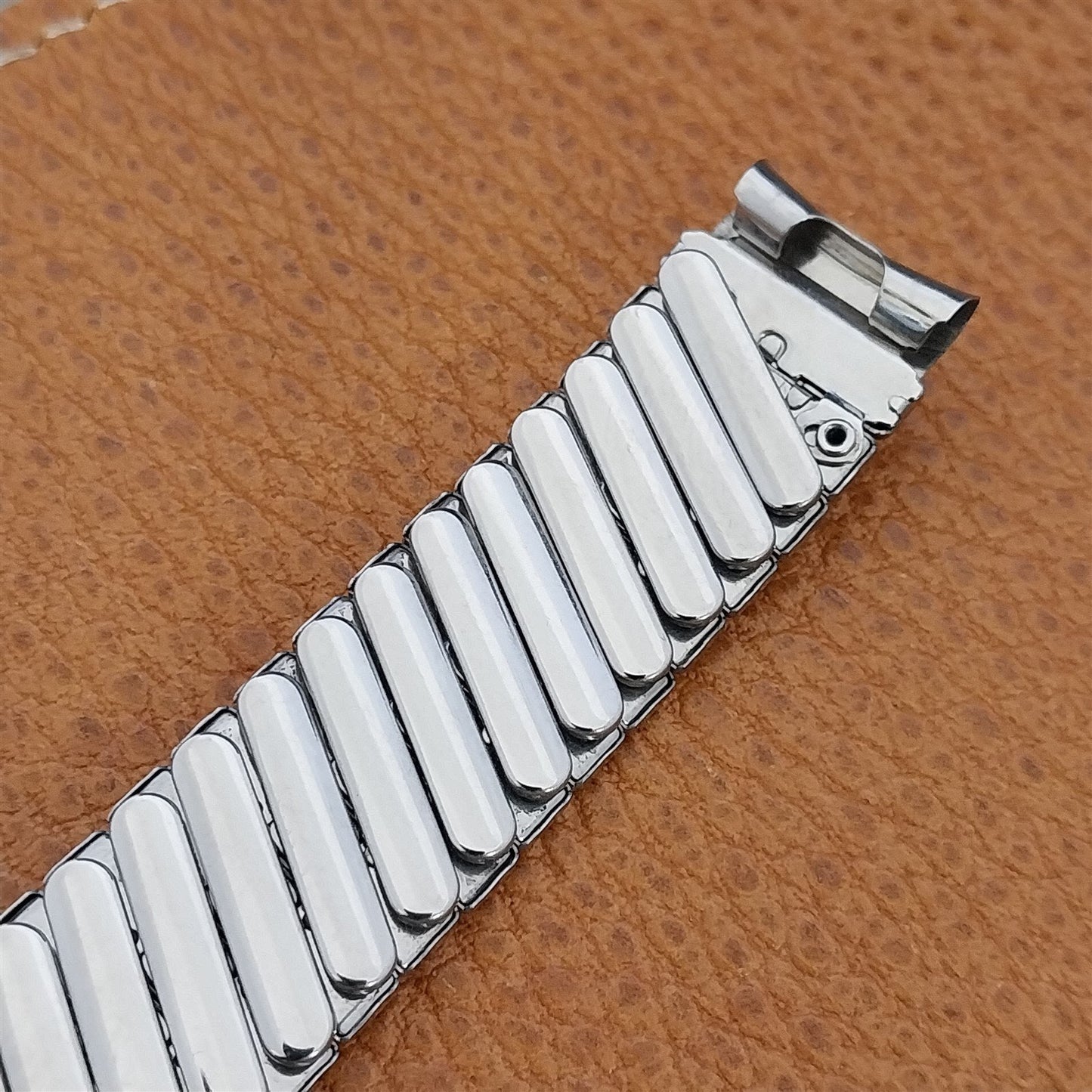 5/8" Prospect Stainless Steel Scissor Expansion nos Unused Vintage Watch Band