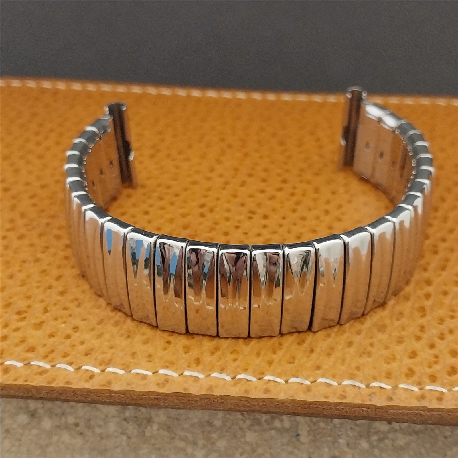 18mm Expandro Flex Stainless Steel Expansion Unused nos Vintage Watch Band
