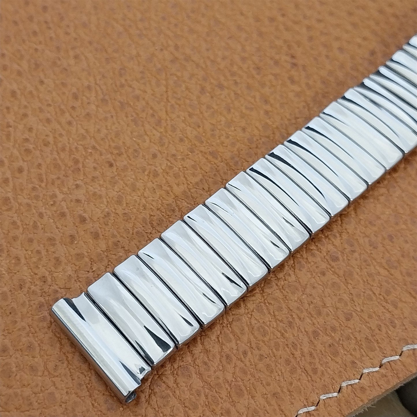 18mm Expandro Flex Stainless Steel Expansion Unused nos Vintage Watch Band