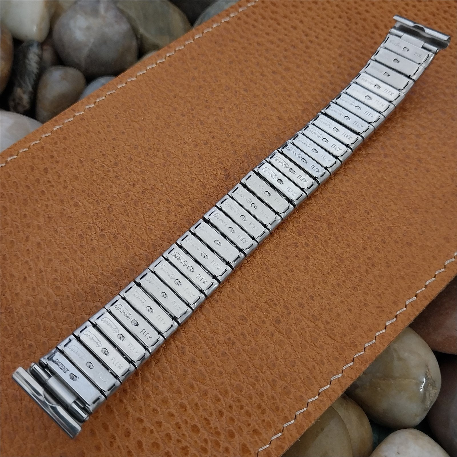 18mm Expandro Flex Stainless Steel Expansion Unused nos Vintage Watch Band
