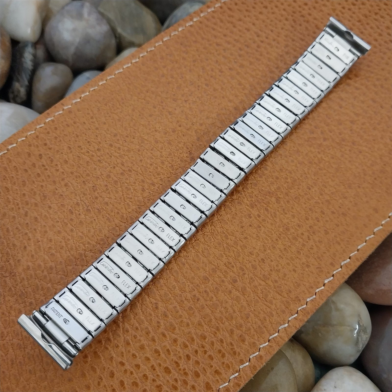 18mm Expandro Flex Stainless Steel Expansion Unused nos Vintage Watch Band