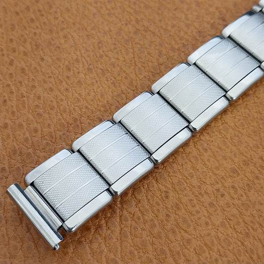 16mm Fischer Stainless Steel Classic Stretch Wire Lug Unused Vintage Watch Band
