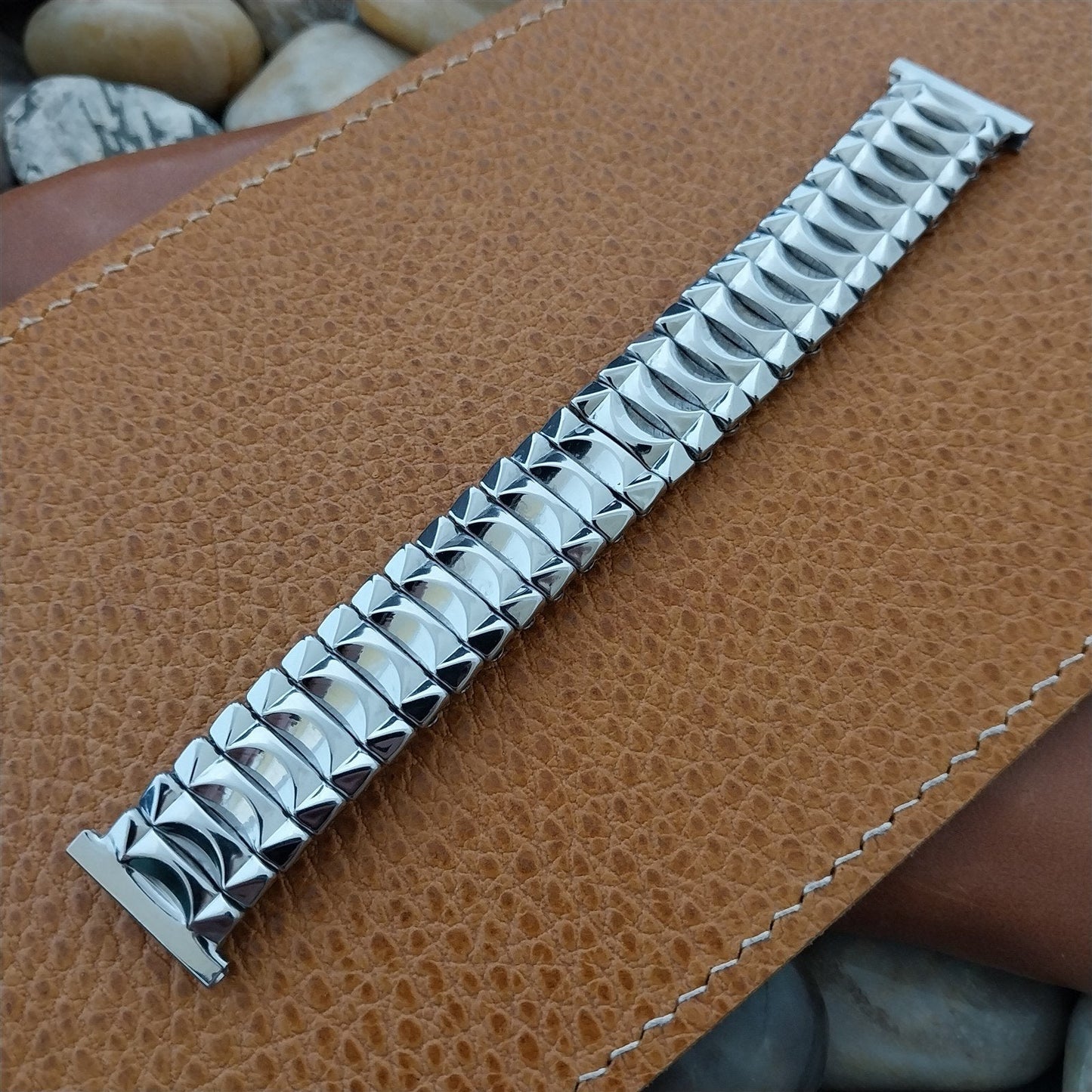 Metalliflex Stainless Steel 16mm 18mm 19mm Unused nos 1960s Vintage Watch Band