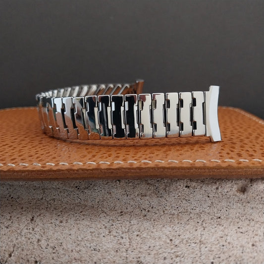 19mm 18mm Metalliflex Stainless Steel Unused nos 1960s Vintage Watch Band