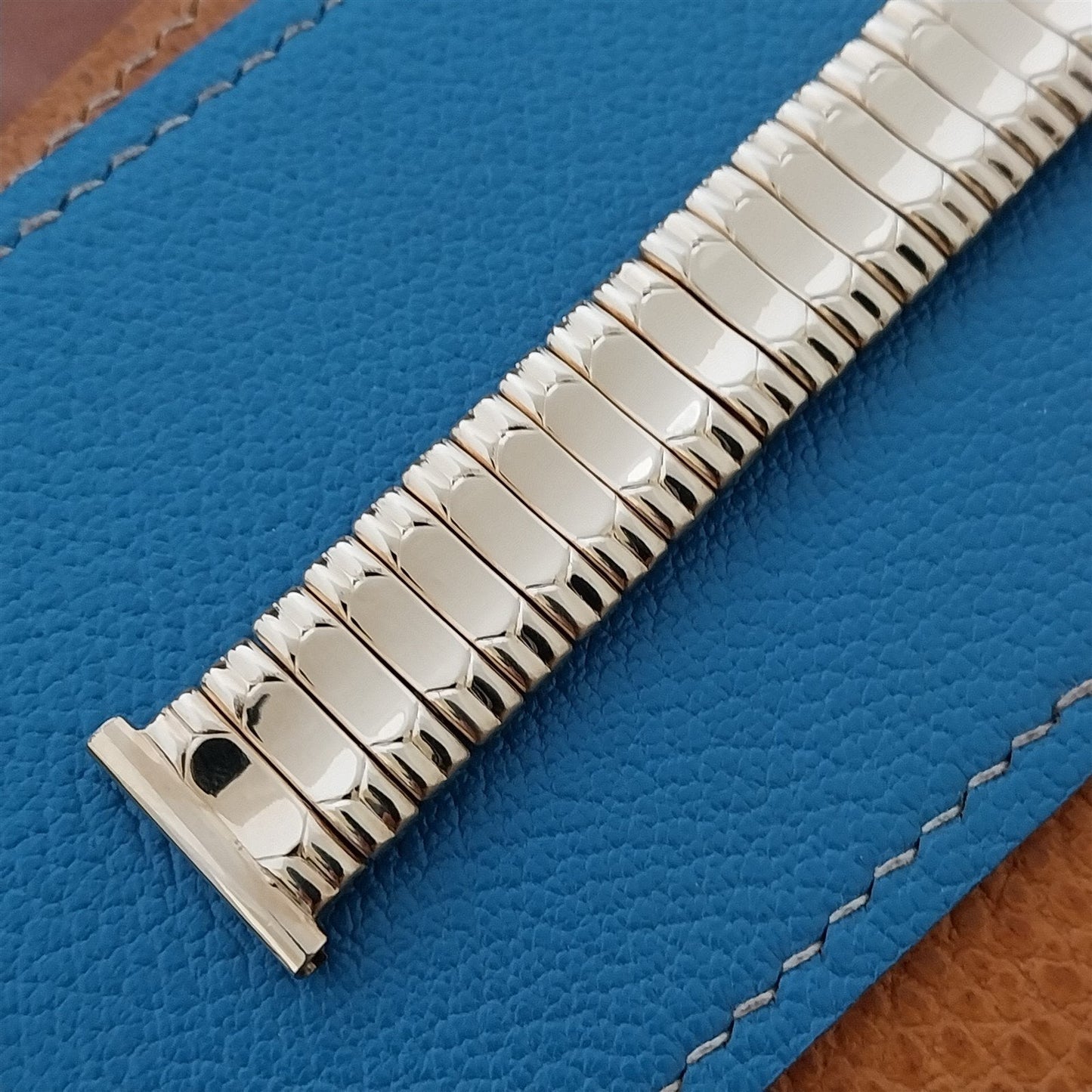 Bellavance 10k Gold-Filled Short Unused 1950s Vintage Watch Band 16mm 18mm 19mm