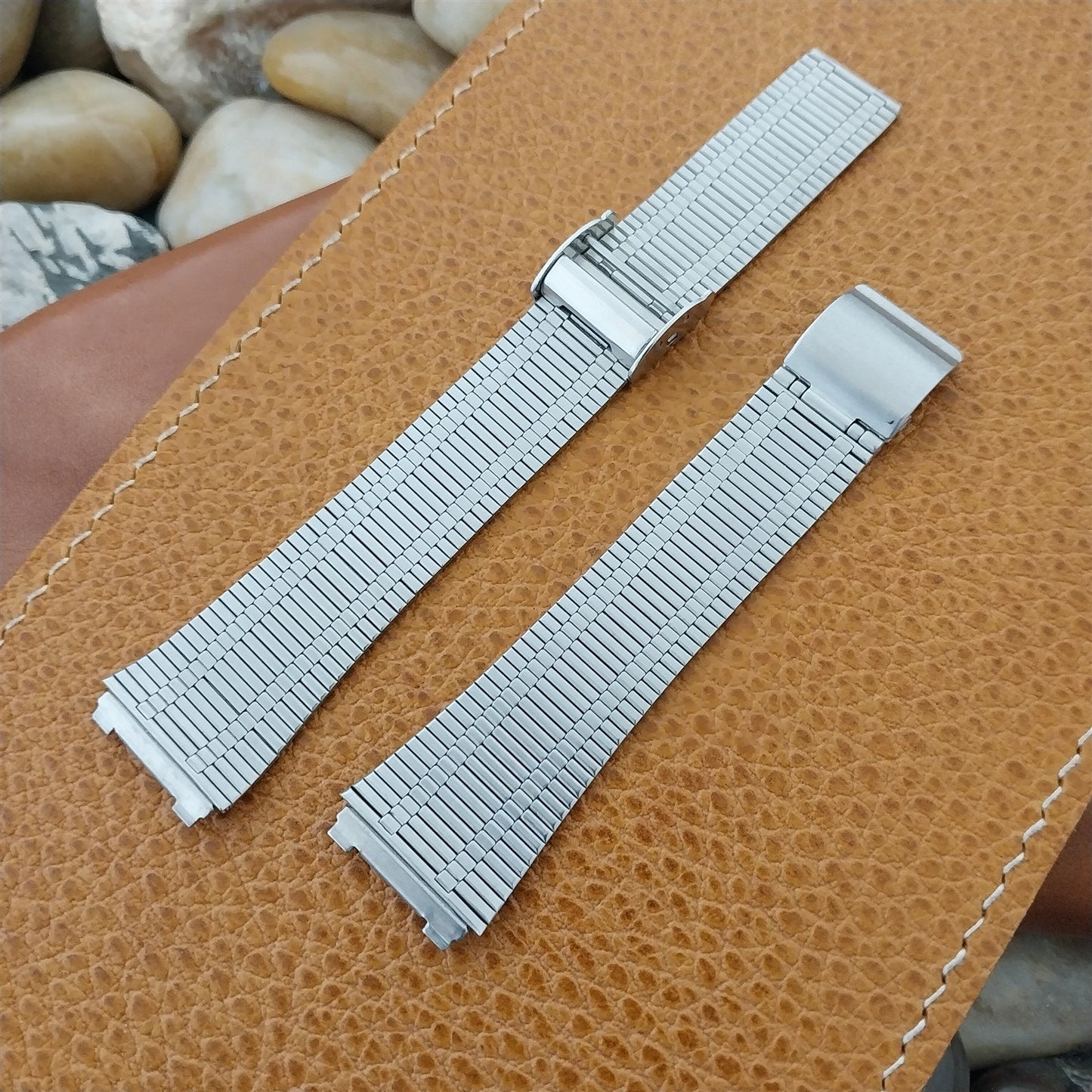 18mm Seiko B443 Stainless Steel Japan B-L Rail Unused nos Vintage Watch Band