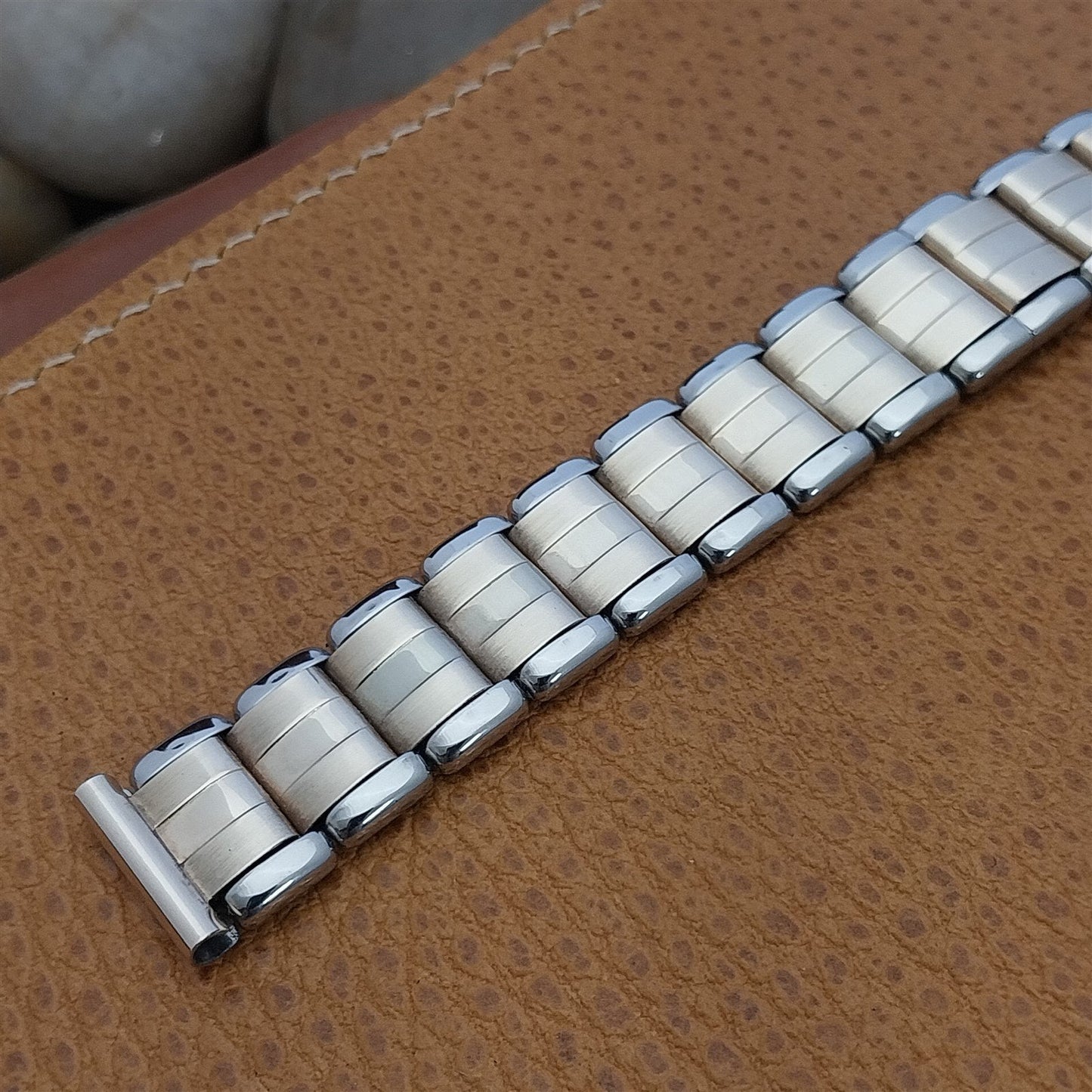 5/8" 14k Gold RGP & Stainless Kiefer-Cadman Long nos 1950s Vintage Watch Band