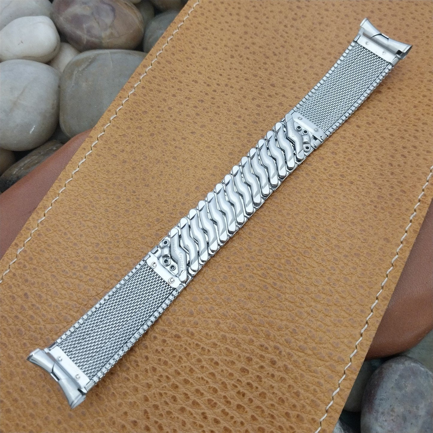 19mm 18mm Kreisler Stainless Steel nos Unused Classic 1960s Vintage Watch Band