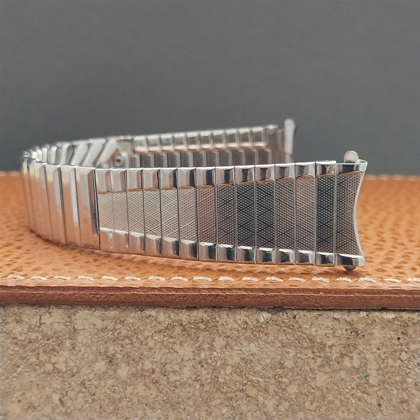 18mm Stainless Steel 1960s-1970s nos Unused Vintage Watch Band