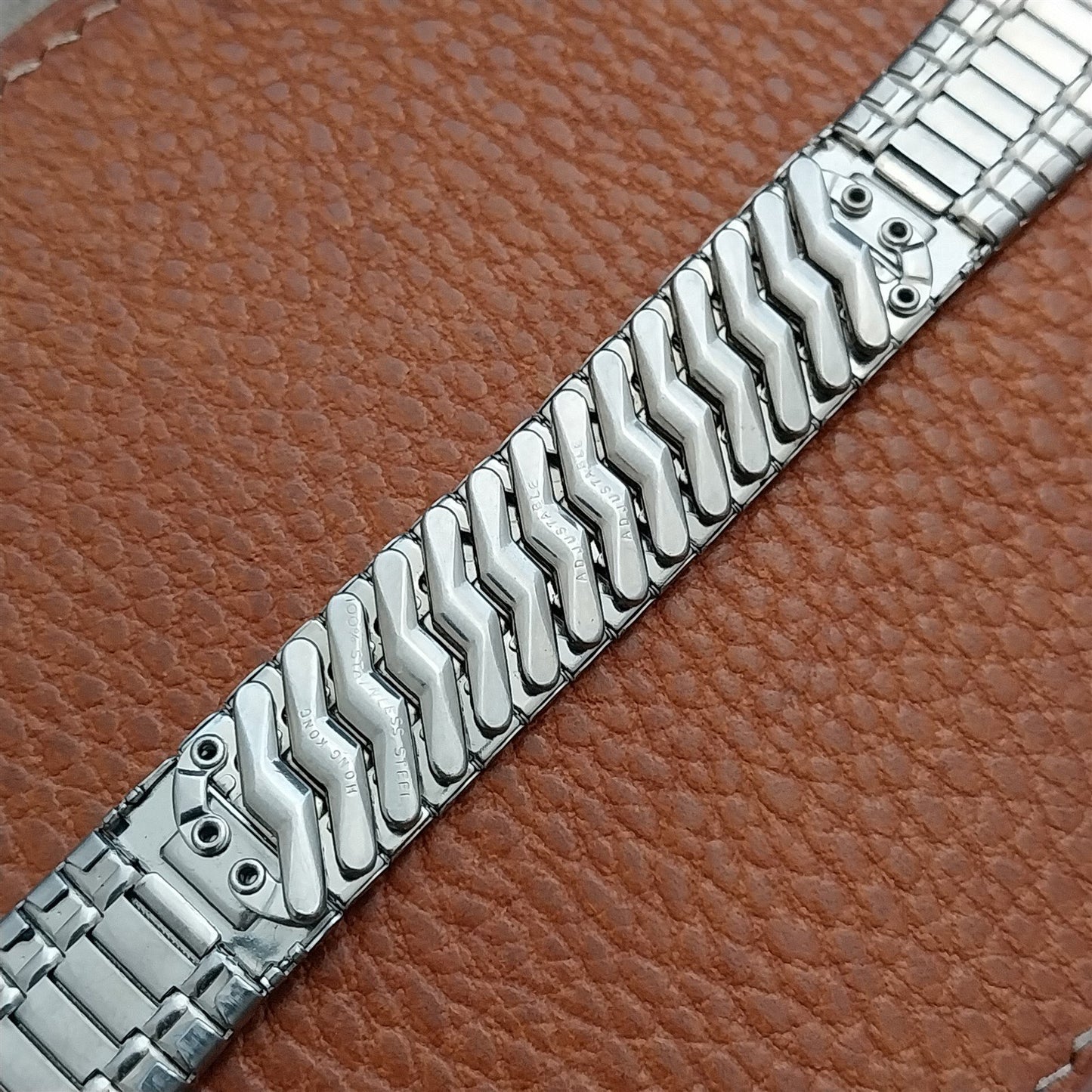 18mm Stainless Steel 1960s-1970s nos Unused Vintage Watch Band