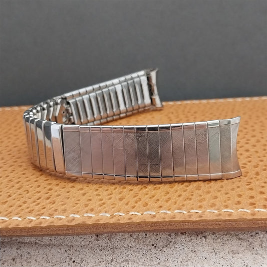 Vintage 17.2mm Stainless Steel Stretch Craftex Classic 1960s Unused Watch Band