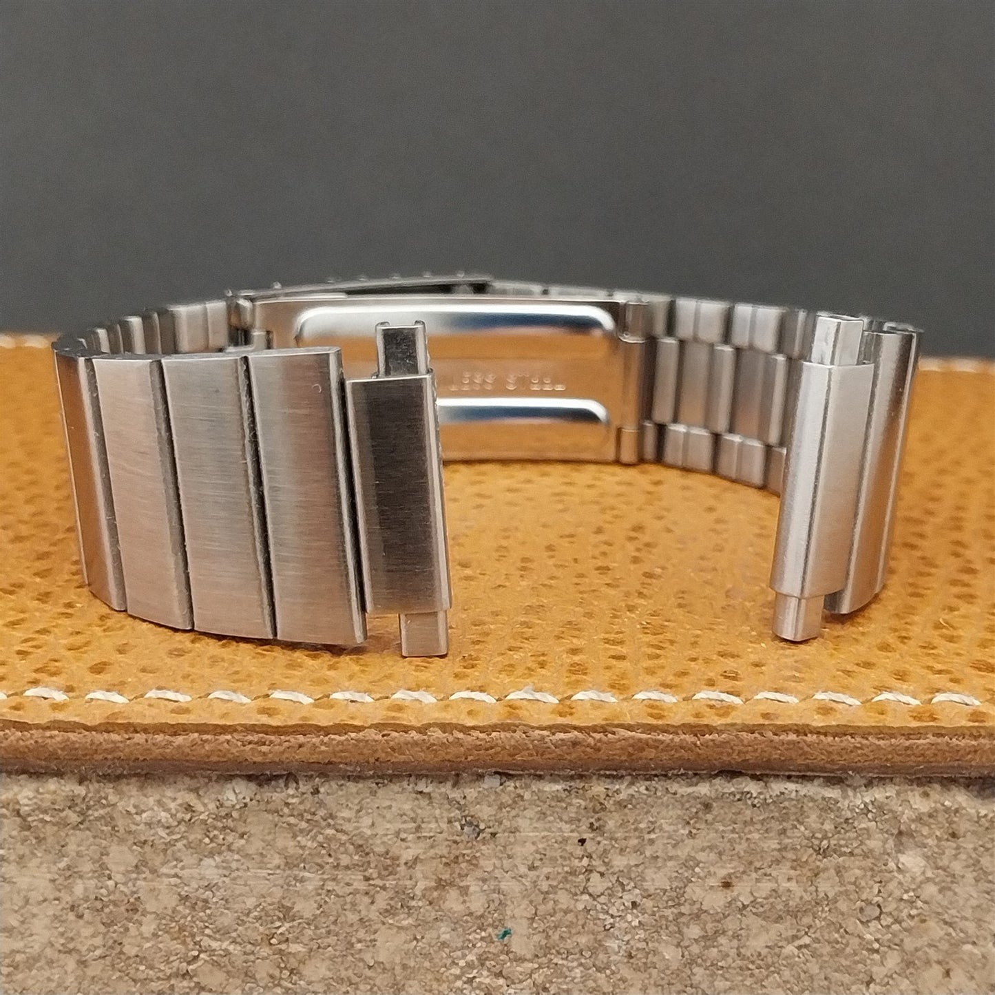 Stainless Steel Bar-Link nos Unused 18mm 20mm 22mm Vintage Watch Band