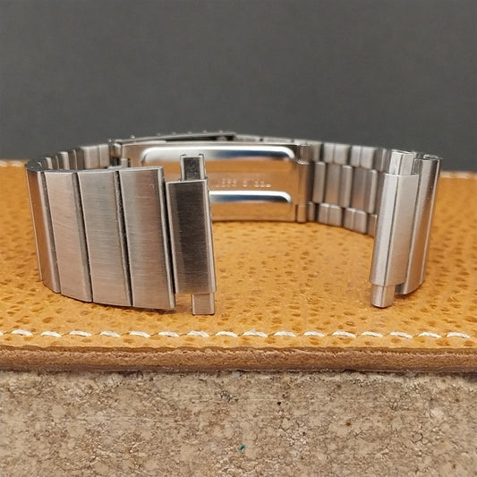 Stainless Steel Bar-Link nos Unused 18mm 20mm 22mm Vintage Watch Band