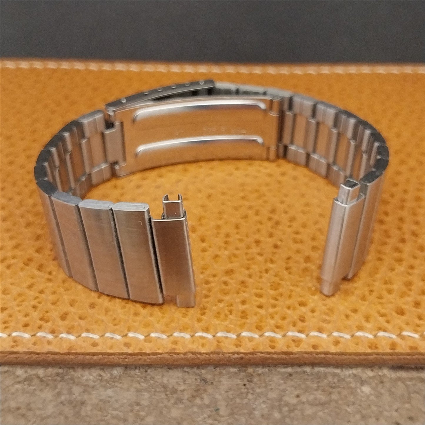 Stainless Steel Bar-Link nos Unused 18mm 20mm 22mm Vintage Watch Band