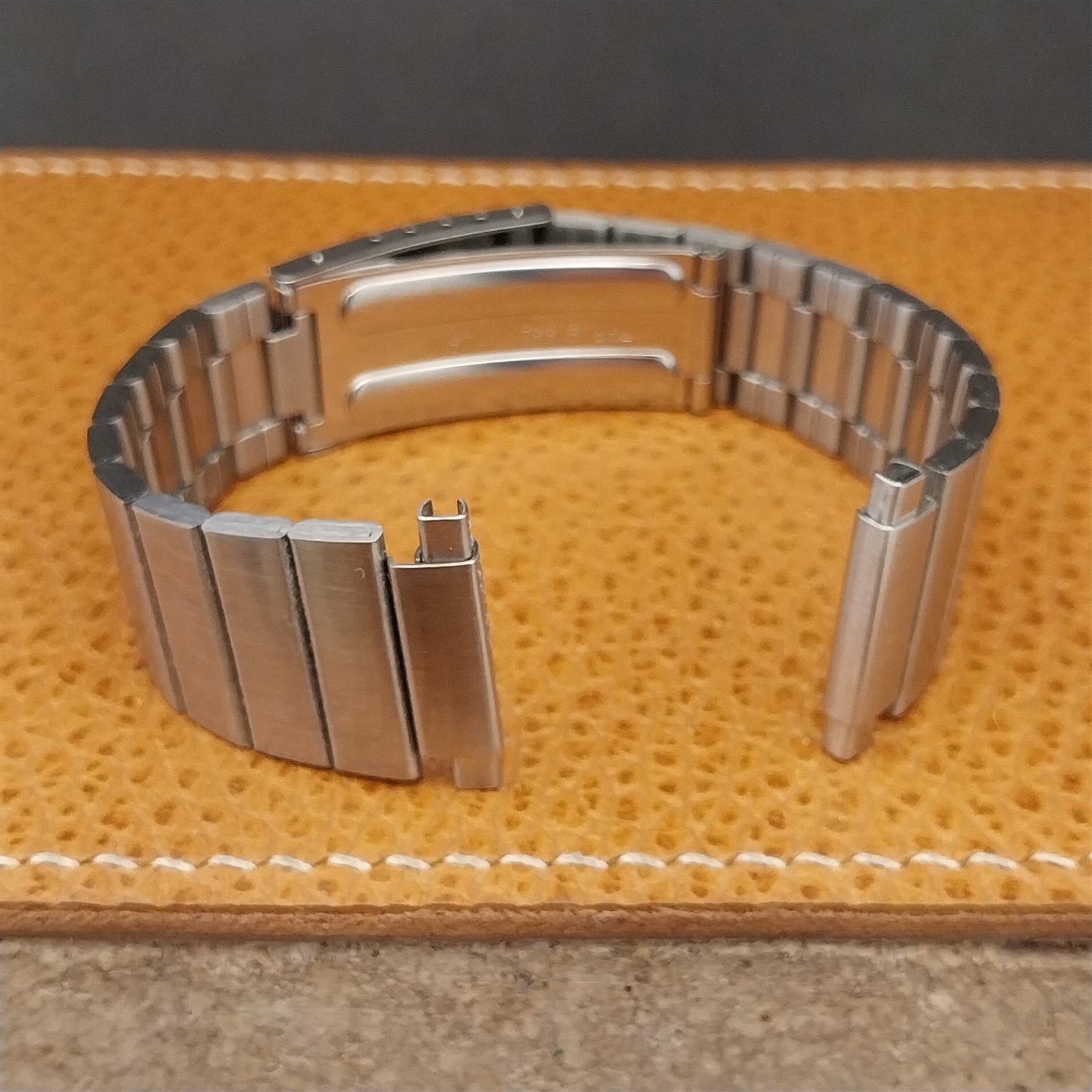 Stainless Steel Bar-Link nos Unused 18mm 20mm 22mm Vintage Watch Band