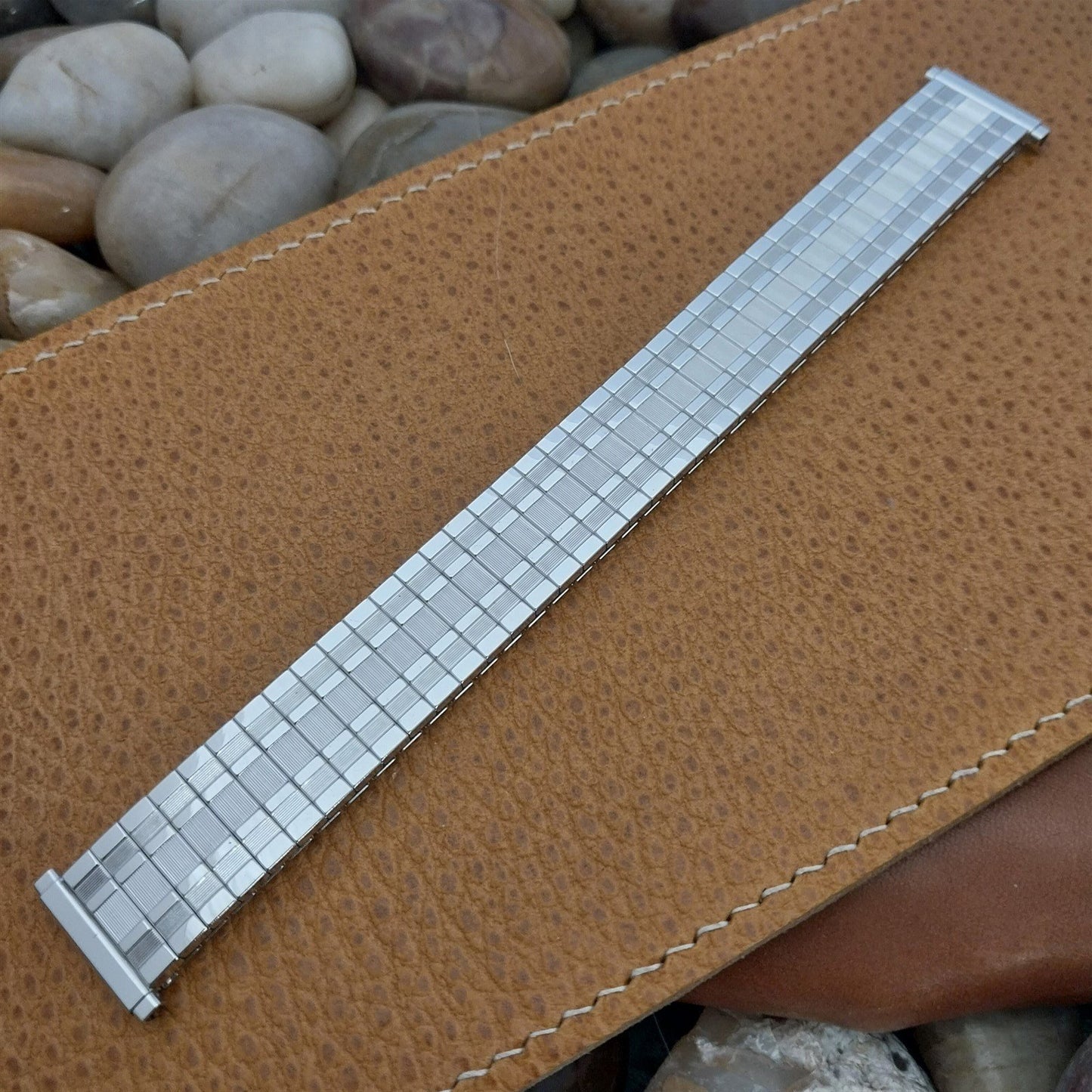 19mm 18mm 16mm 1970s White Gold rgp Speidel Elegante Unused Vintage Watch Band