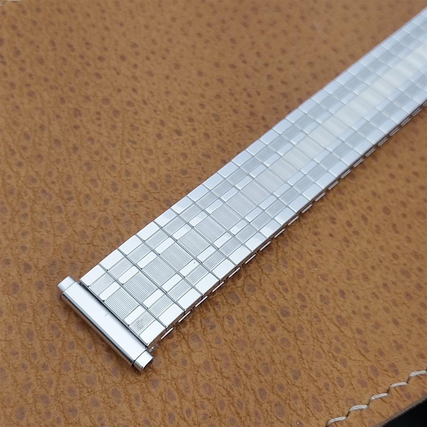 19mm 18mm 16mm 1970s White Gold rgp Speidel Elegante Unused Vintage Watch Band