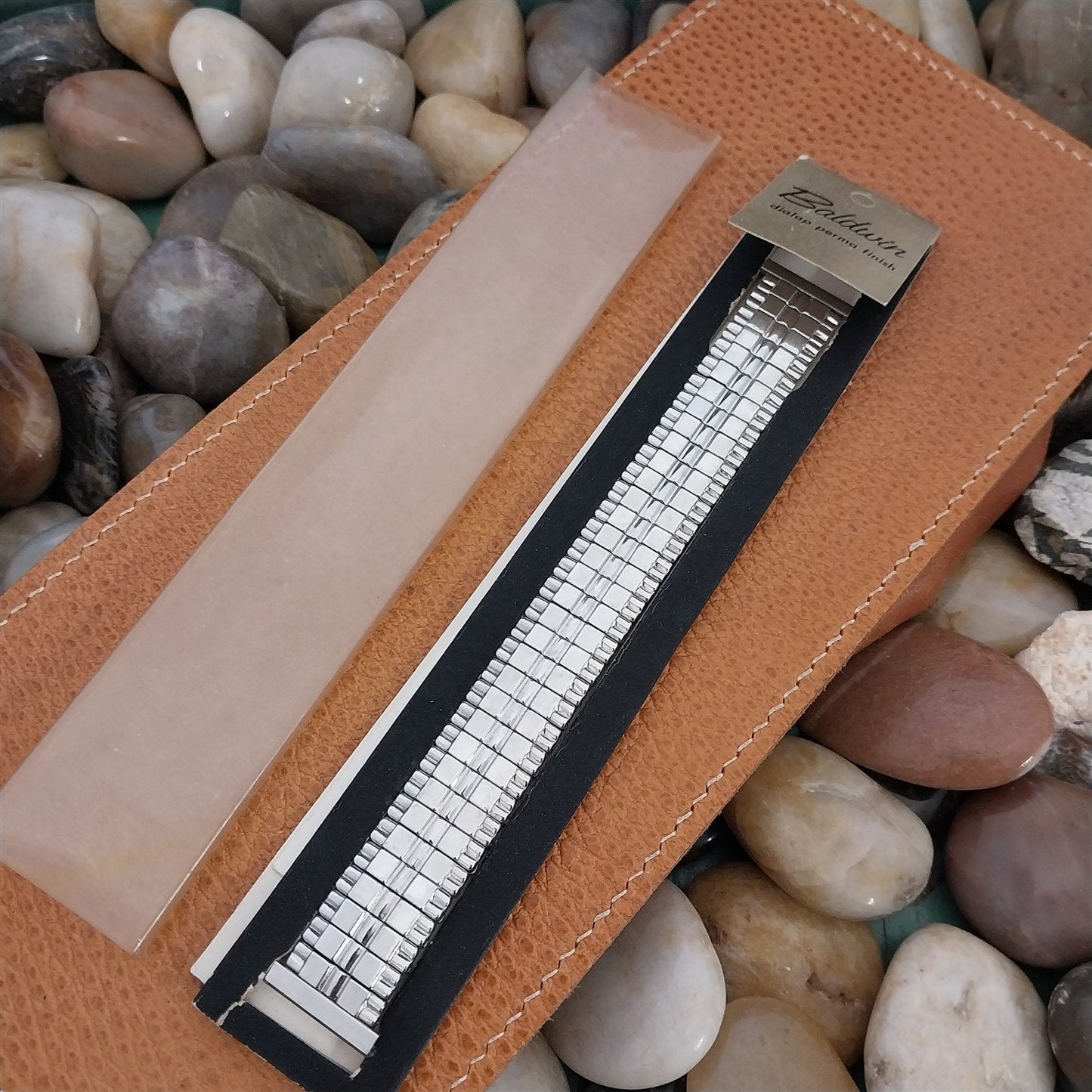 19mm 18mm Baldwin Stainless Steel Expansion nos Unused 1960s Vintage Watch Band