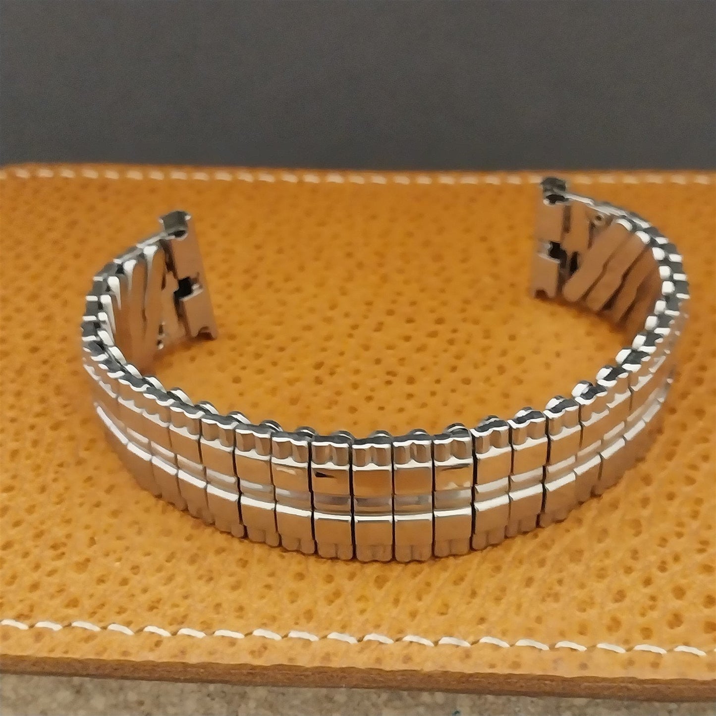 19mm 18mm Baldwin Stainless Steel Expansion nos Unused 1960s Vintage Watch Band