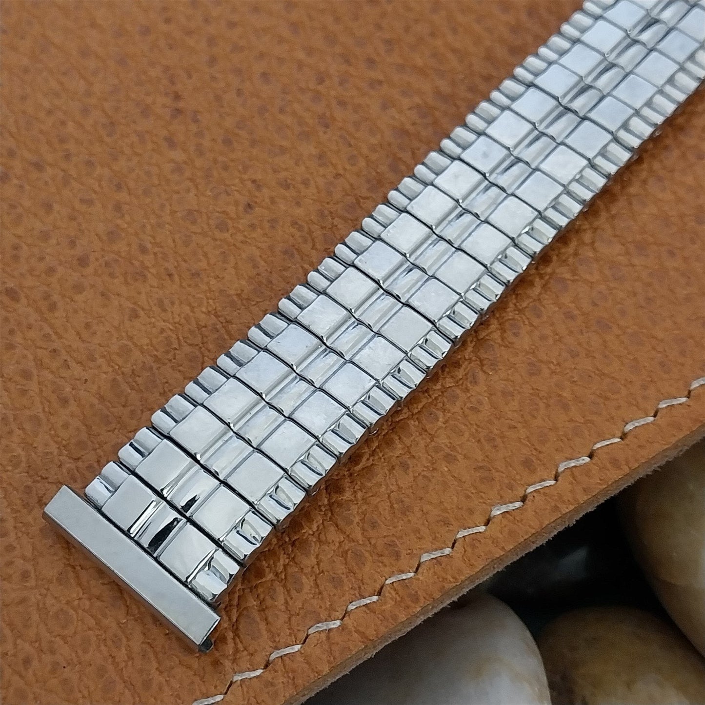 19mm 18mm Baldwin Stainless Steel Expansion nos Unused 1960s Vintage Watch Band