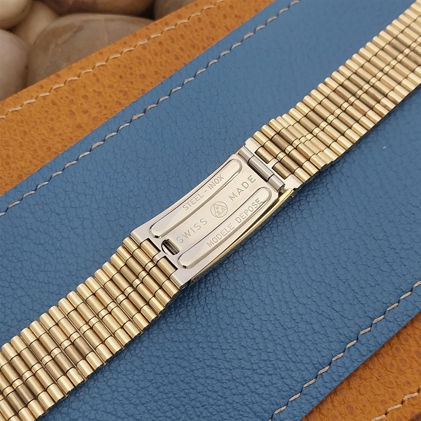 18mm NSA Novavit 10 Micron Gold-Plated nos Unused Vintage Watch Band