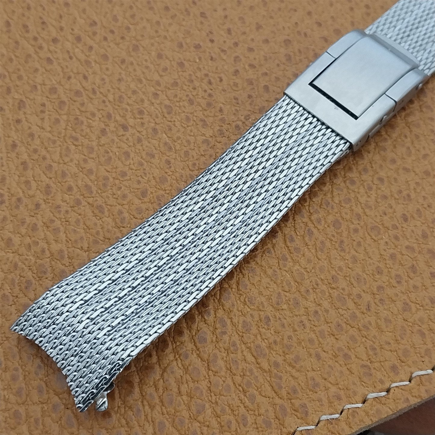 Stainless Steel Mesh 19mm Kreisler Stelux nos Unused 1960s Vintage Watch Band