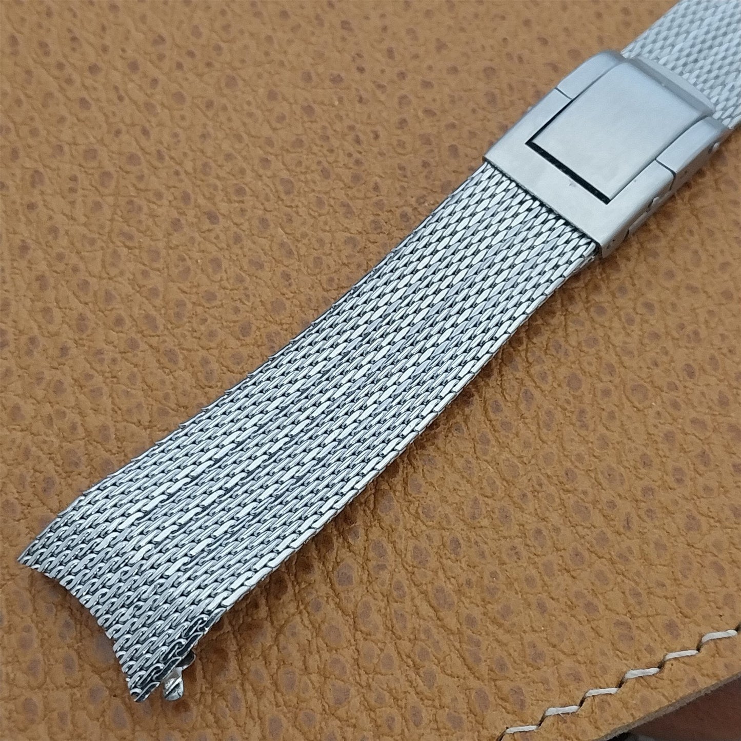 Stainless Steel Mesh 19mm Kreisler Stelux nos Unused 1960s Vintage Watch Band