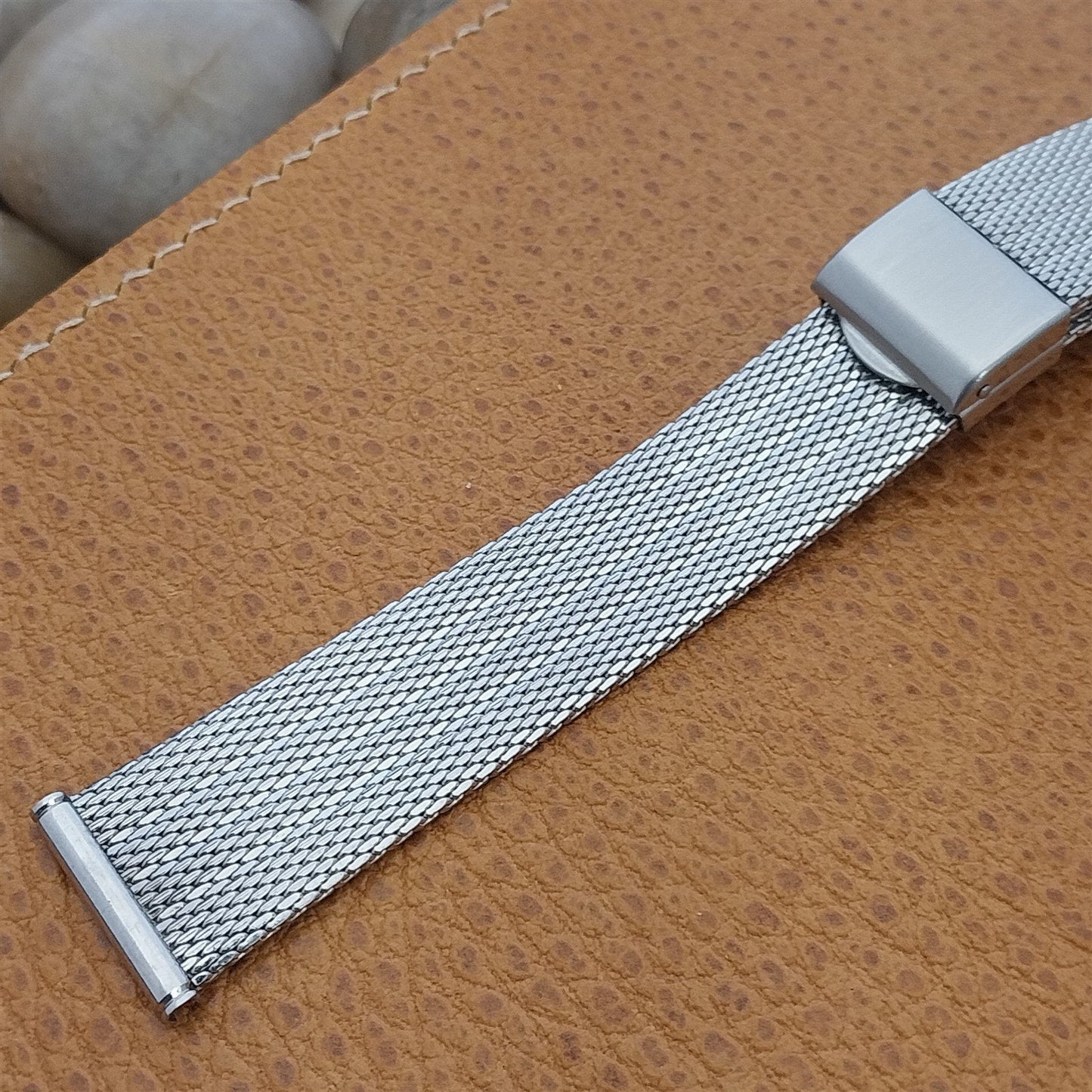 19mm Stainless Steel Mesh Kreisler Stelux 1960s-70s Unused Vintage Watch Band