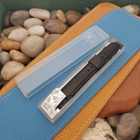 5/8" JB Champion USA Hand-Finished Baby Alligator nos 1960s Vintage Watch Band