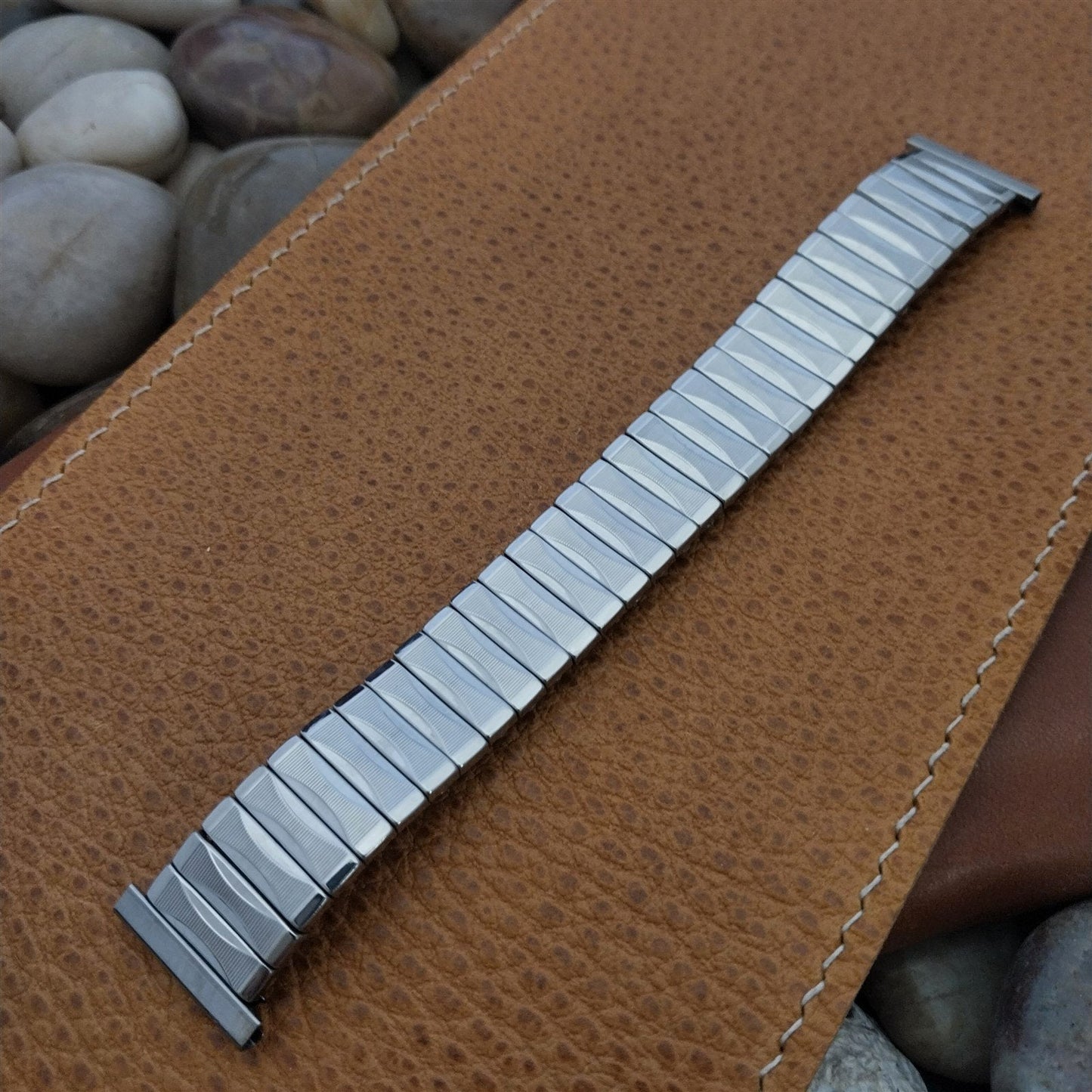 Umat 3/4" 5/8" Stainless Steel Expansion nos Unused 1960s Vintage Watch Band