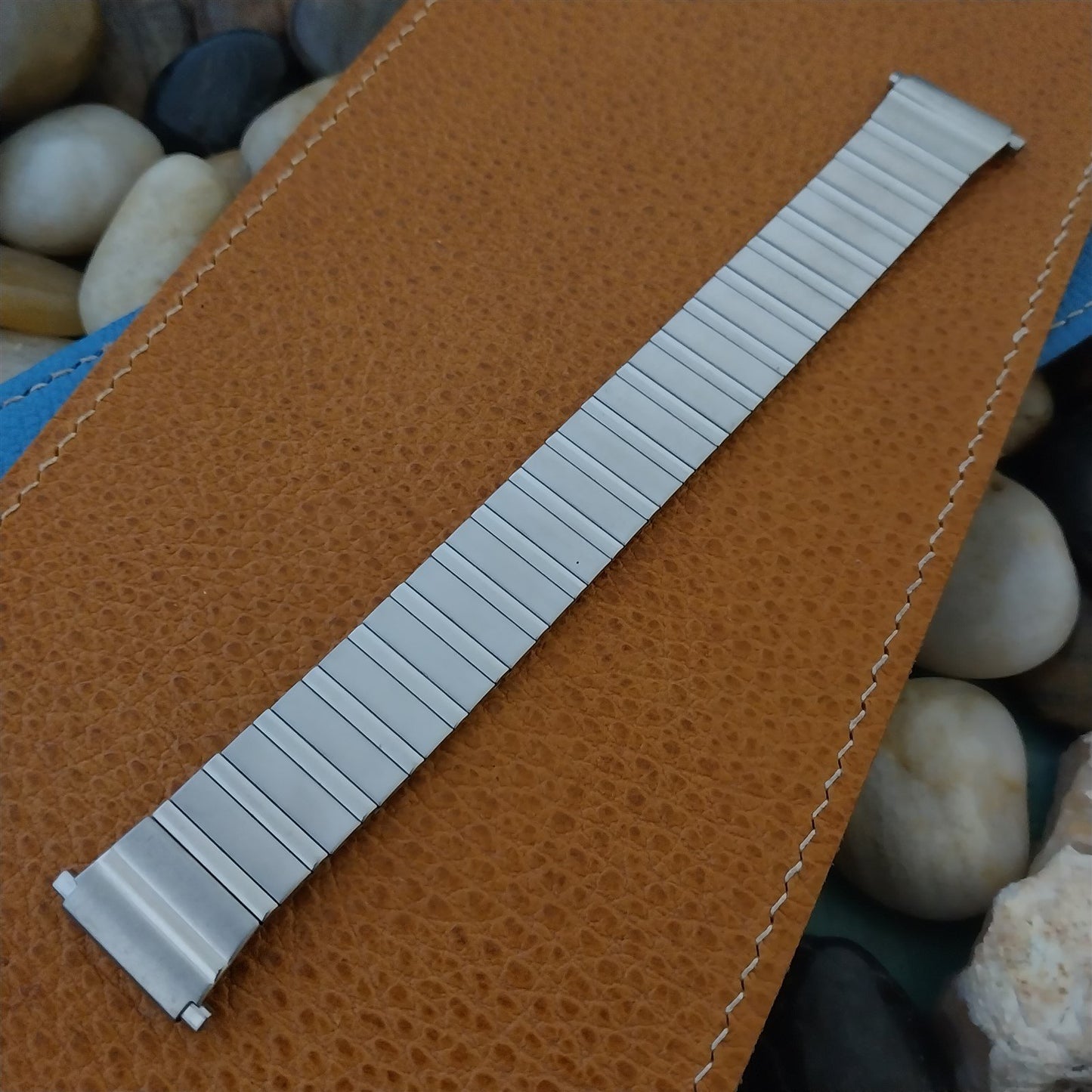 Speidel Stainless Steel nos Flared Thinline Vintage Watch Band Speidel 18mm-22mm