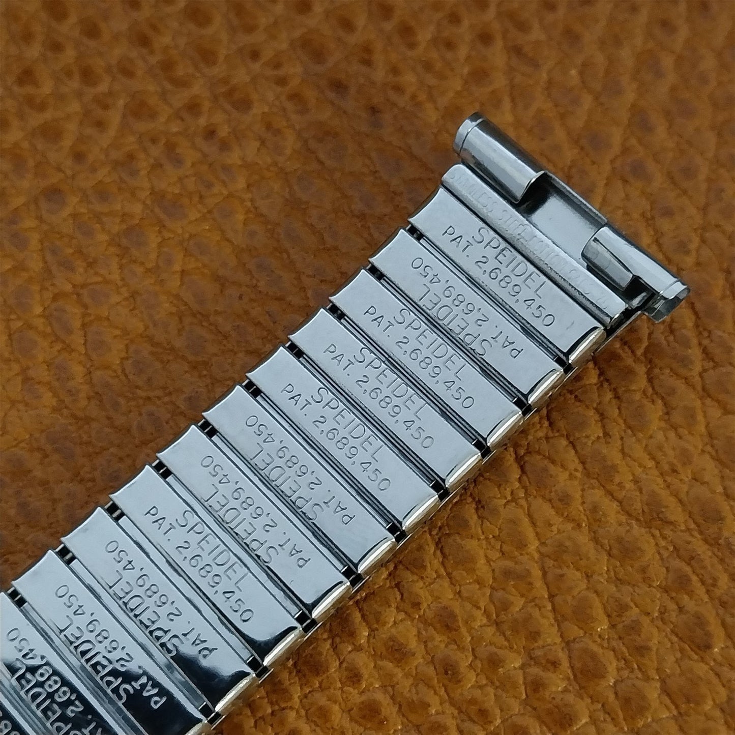 Speidel USA Tribune Stainless Steel Expansion 1970 Unused nos Vintage Watch Band