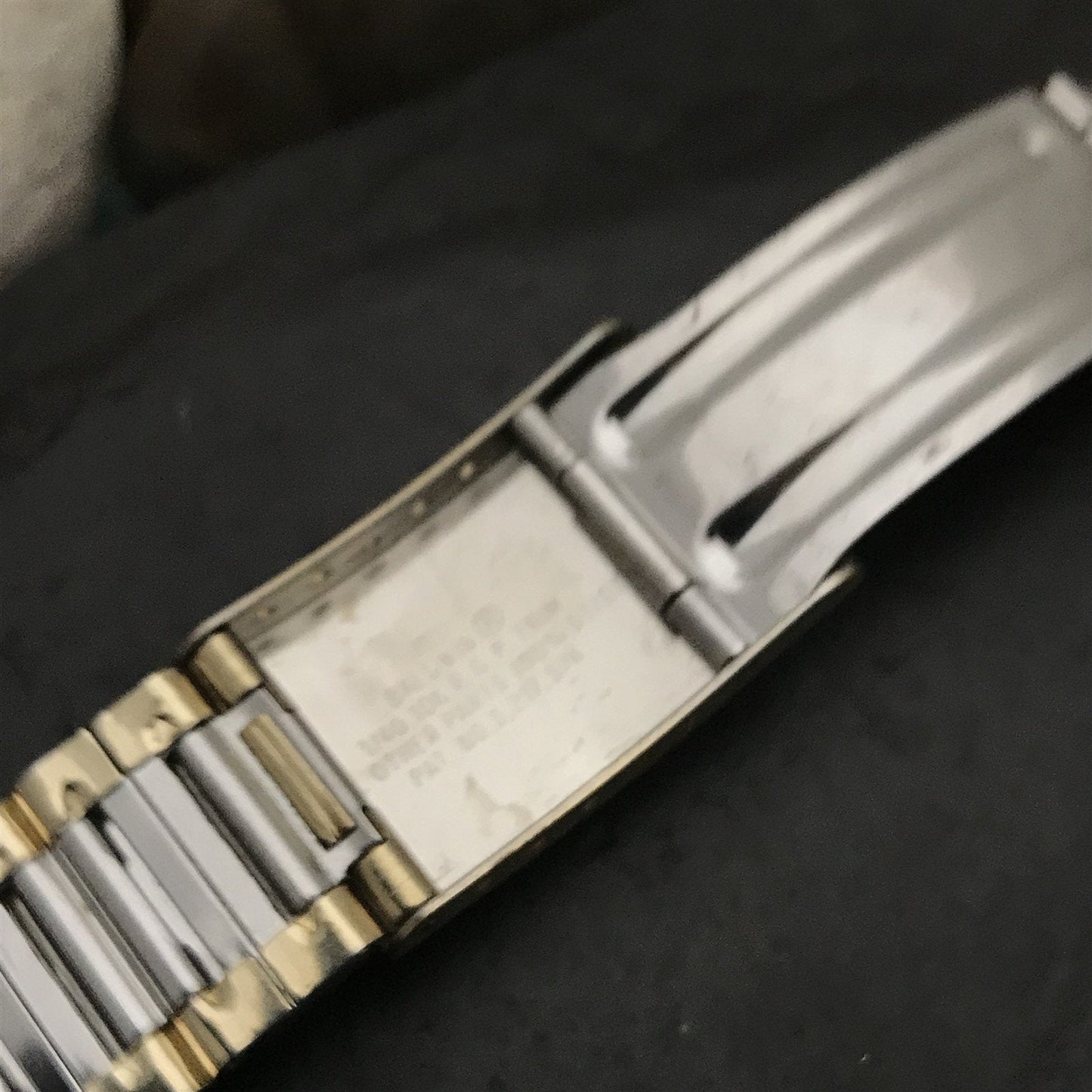 Bulova 10k Yellow Gold rgp 19mm flared Baldwin Unused nos Vintage Watch Band