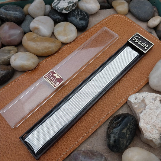 10K White Gold-Filled Classic Speidel Thinline Long 17.2mm Vintage Watch Band