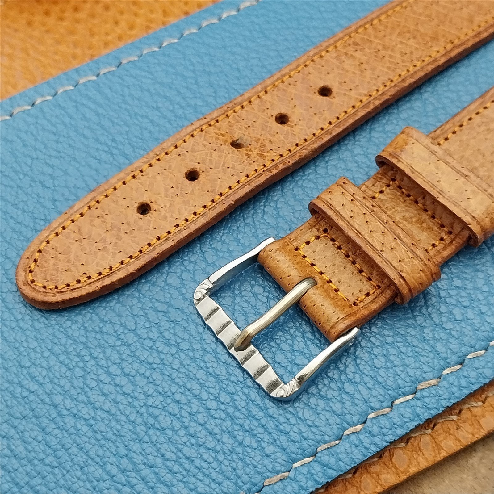 5/8" Occupied Japan Pigskin nos Unused 1940s-1950s Vintage Watch Band