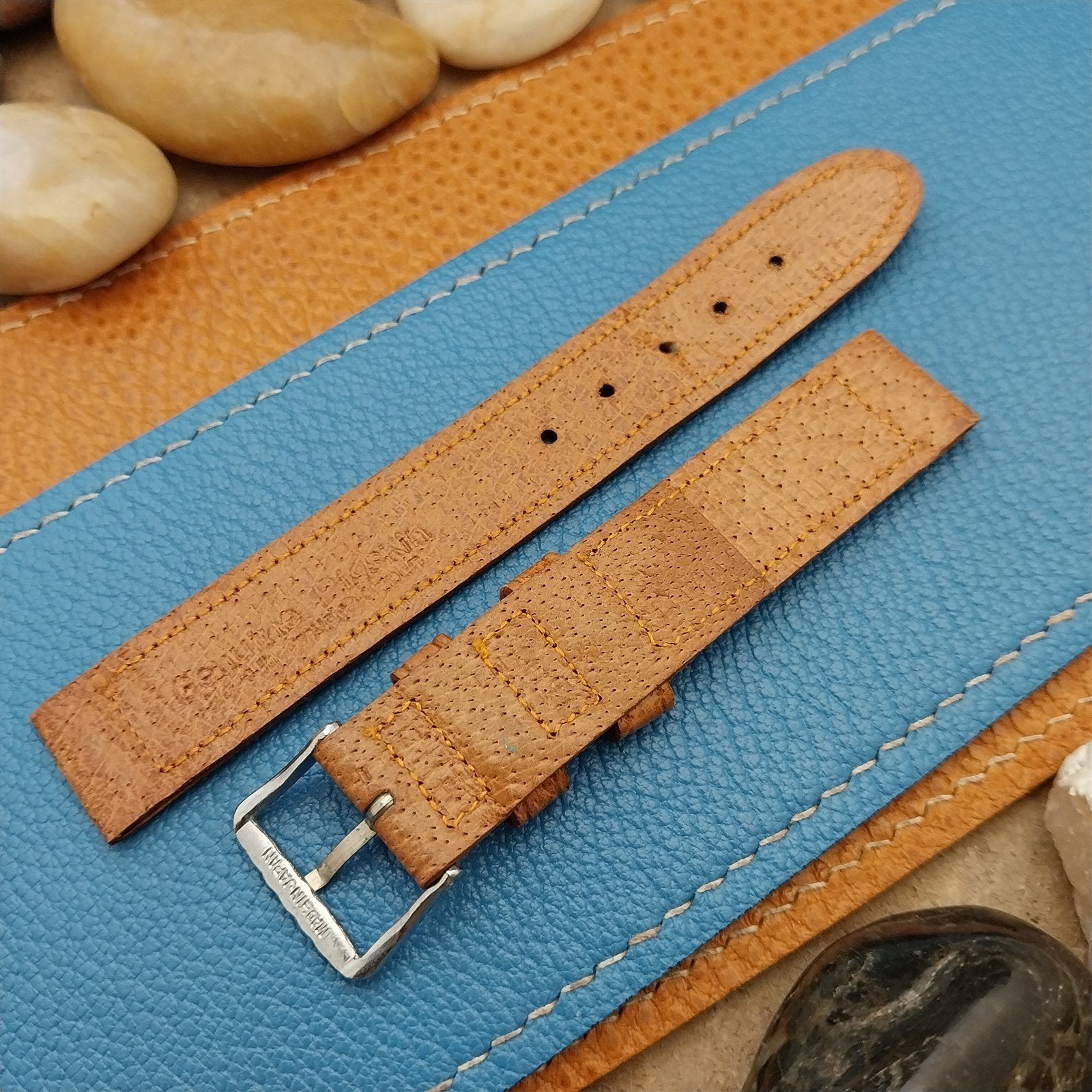 5/8" Occupied Japan Pigskin nos Unused 1940s-1950s Vintage Watch Band