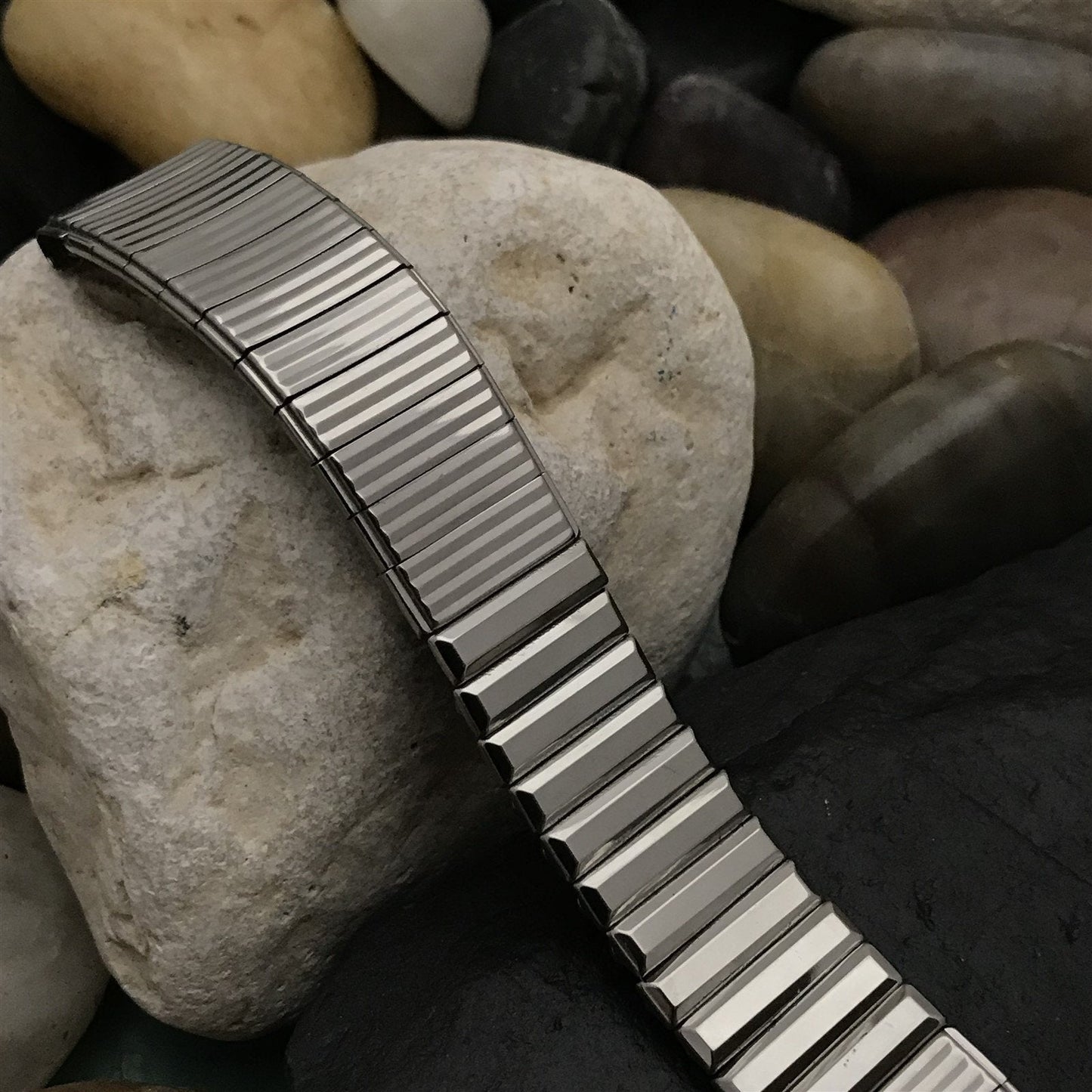 17.2mm Kreisler 11/16" Stainless Steel Unused Classic 1960s Vintage Watch Band