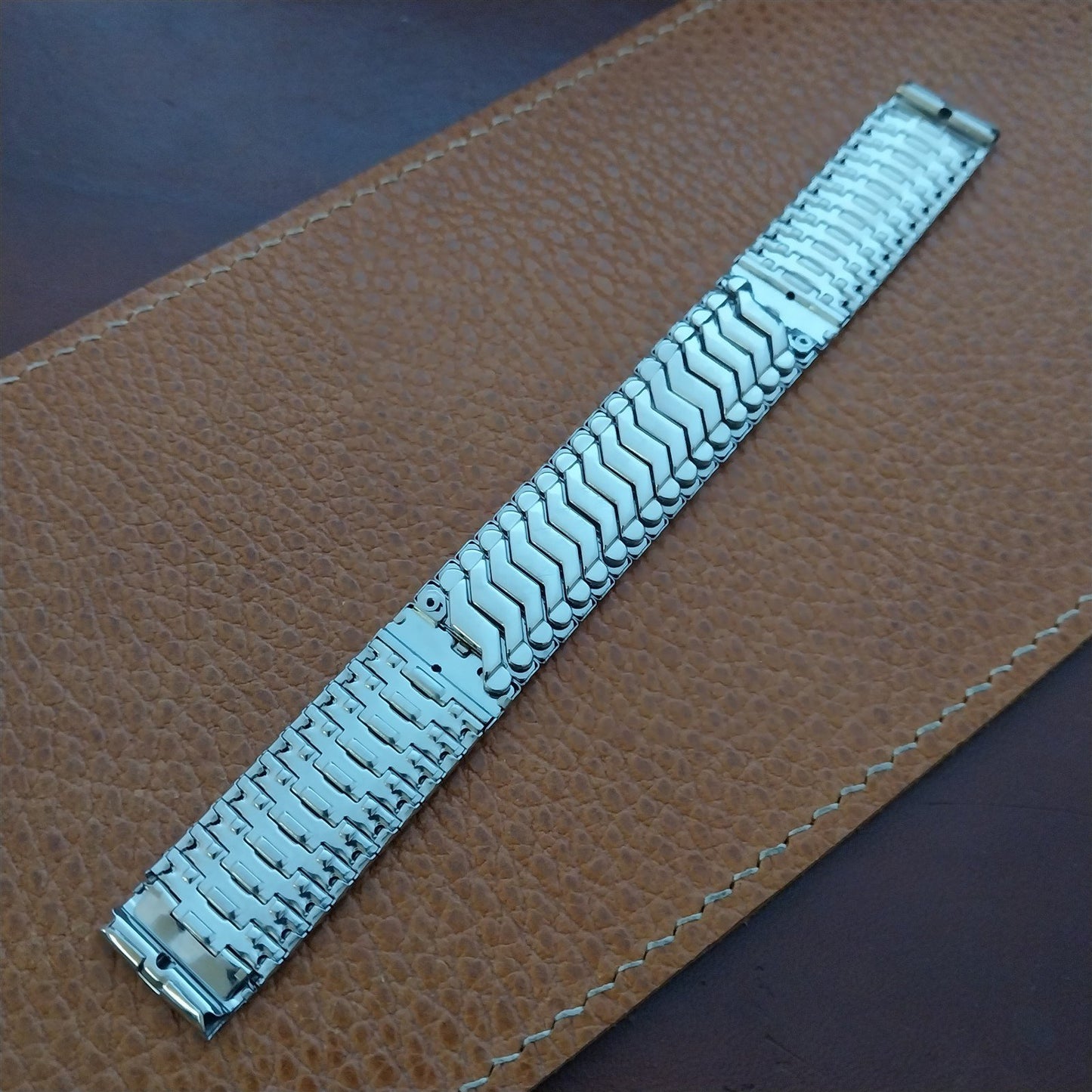 Stainless Steel 5/8" JB Champion Classic Stretch Unused 1950s Vintage Watch Band