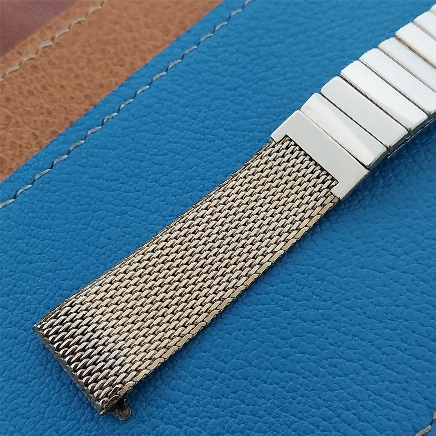 17mm 10k Gold-Filled Mesh Finesse Classic MCM Unused 1960s Vintage Watch Band