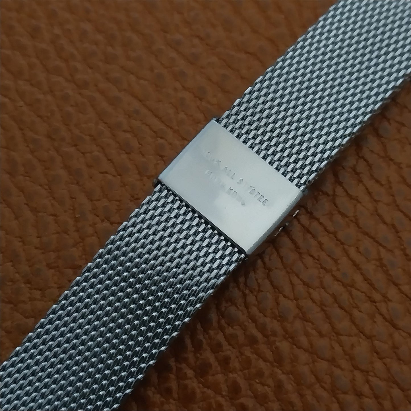 14mm Womens Stainless Steel Mesh Classic Unused nos Vintage Watch Band