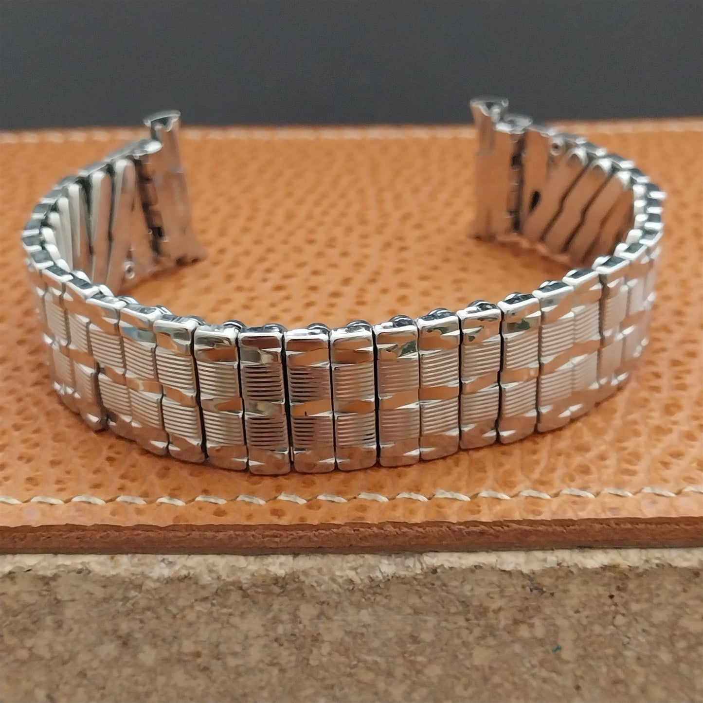 16mm 18mm 19mm Stainless Steel Expansion Baldwin nos 1960s Vintage Watch Band