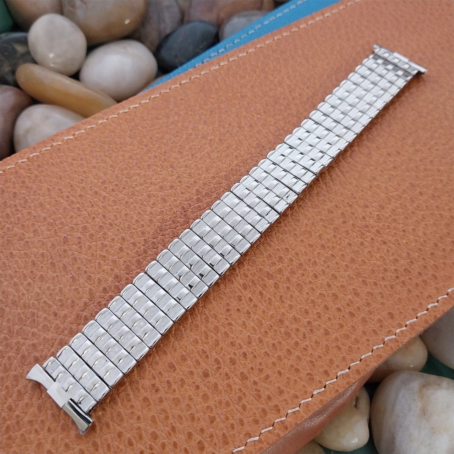 16mm 18mm 19mm Stainless Steel Expansion Baldwin nos 1960s Vintage Watch Band