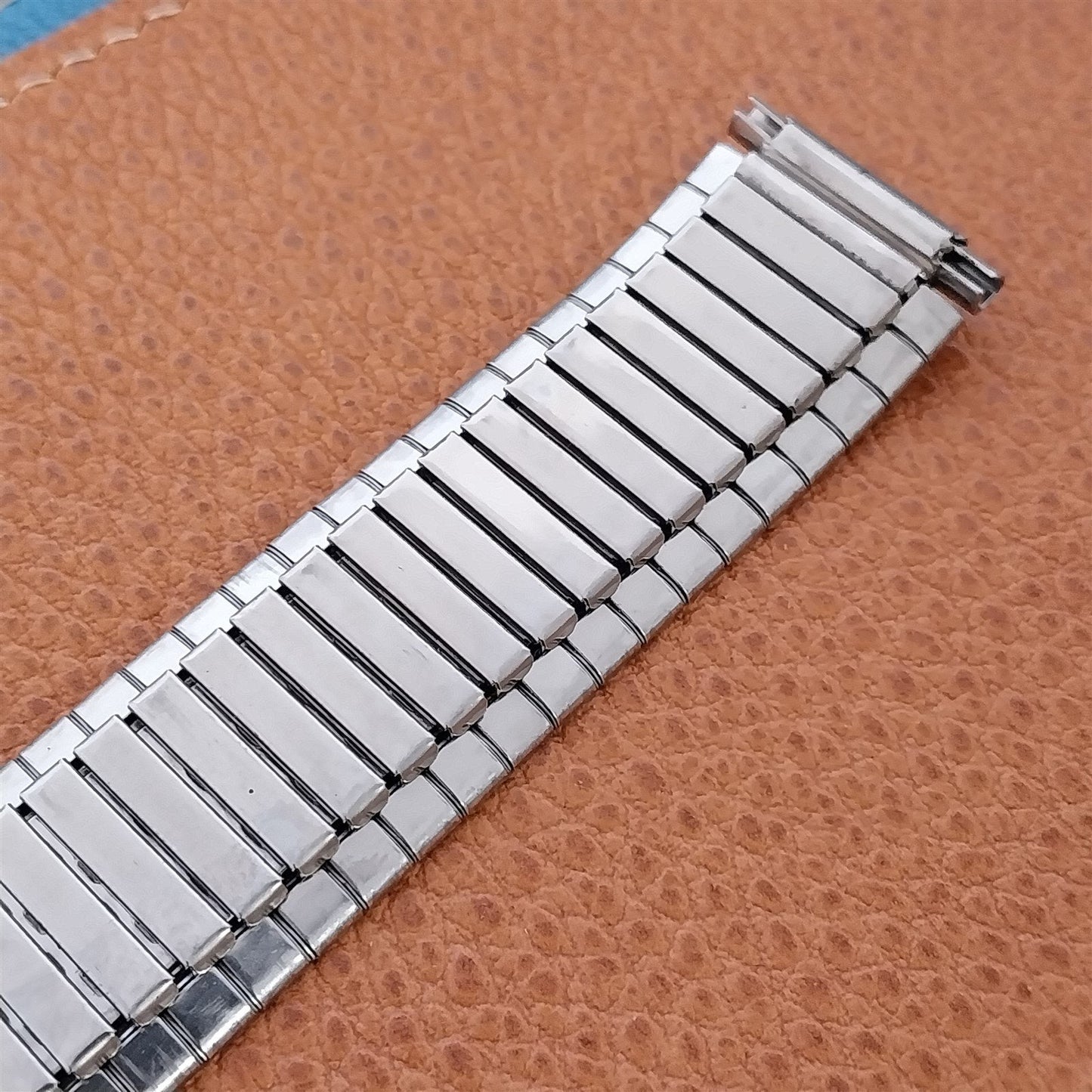 19mm 20mm 22mm Wide Stainless Steel Classic Stretch Unused Vintage Watch Band